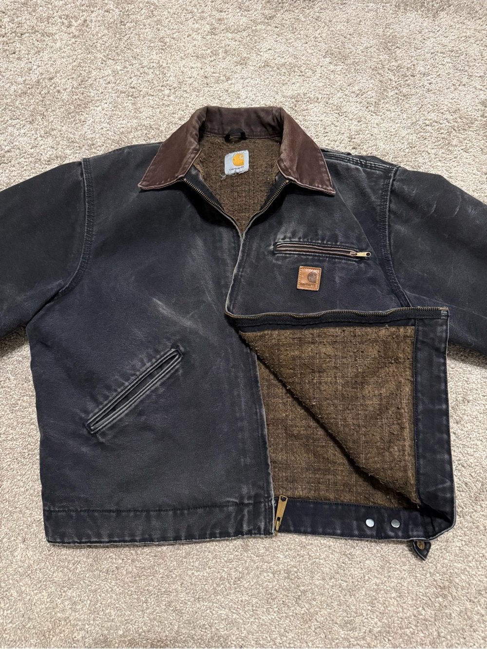 Carhartt Men's Black J97 Detroit Jacket Medium